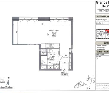 Location Appartement 1 pièce 34m² MARQUETTE LEZ LILLE 59520 - Photo 1
