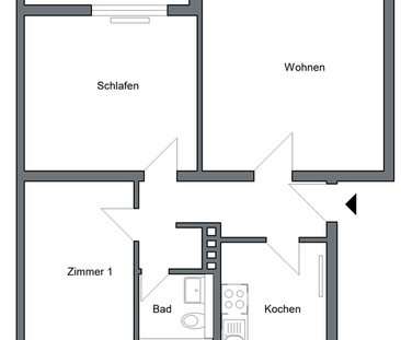 Wird exklusiv modernisiert: Erdgeschoss-Wohnung in Detmerode - Photo 1