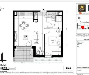 Location Appartement 2 pièces 45m² FONDETTES 37230 - Photo 6