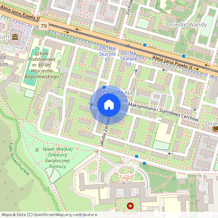 os. Na Skarpie, Nowa Huta, Nowa Huta, Kraków, małopolskie