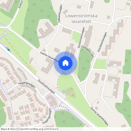 Gamla Lasarettvägen, Upplands Väsby