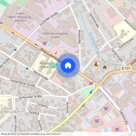 rosa-luxemburg-str 20, 01662 Sachsen - Meißen
