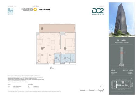 Neu! Luxus Leben am Wasser: DC2 Tower: SKY RESIDENCES - Foto 3