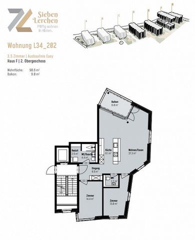 3.5-Zimmer Neubauwohnung in der Überbauung «7 Lerchen» - Ihr modern... - Photo 5