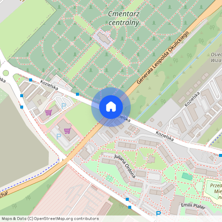 ul. gen. Leopolda Okulickiego, Wojska Polskiego, Gliwice, śląskie