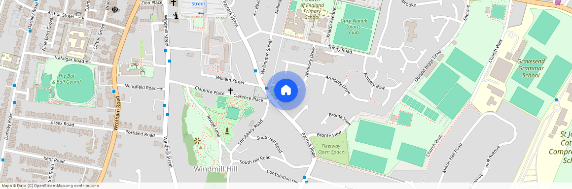 Christ Church Road, Gravesend, Kent