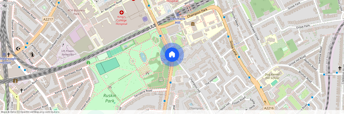 Champion Hill, Denmark Hill, London, SE5