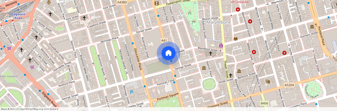 Baker Street, Marylebone, London, W1U