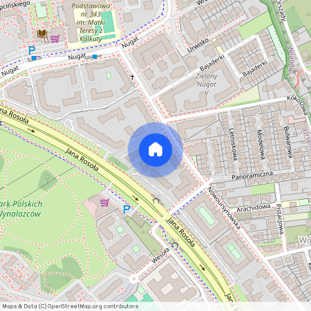 ul. Nowoursynowska 147B, Ursynów-Centrum, Ursynów, Warszawa, mazowieckie