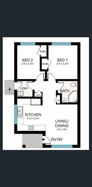 Private and secure 2 bedroom flat - Photo 2