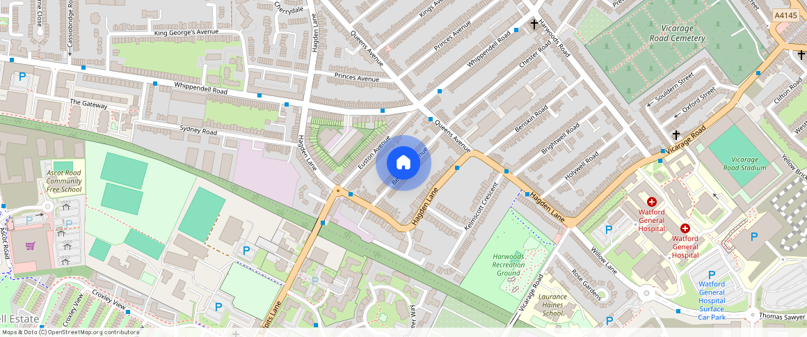 WD18 7UE, Watford