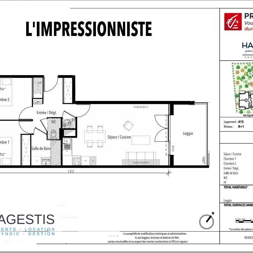 APPARTEMENT T3 64M - Photo 1