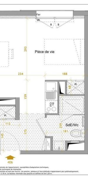 Appartement 1 pièce - - Photo 2