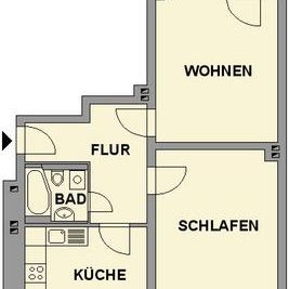 Gemütliche 2-Raum-Wohnung mit Balkon - Photo 1
