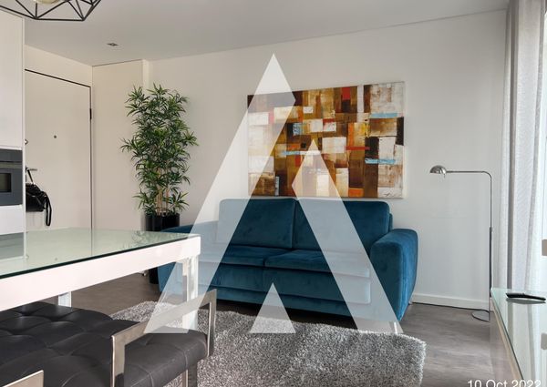 Apartamento T1 Mobilado e Equipado no Cais da Fonte Nova - Empreendimento Ria Palace