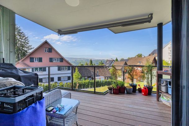 Wunderschöne Maisonette-Gartenwohnung im Hirzel - Foto 1
