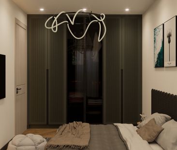 2.5, standing supérieur, 2ème étage, douche, balcon, cuisine avec îlot - Foto 3