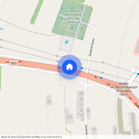 ul. 9 Dywizji Piechoty, Zwięczyca, Rzeszów, podkarpackie