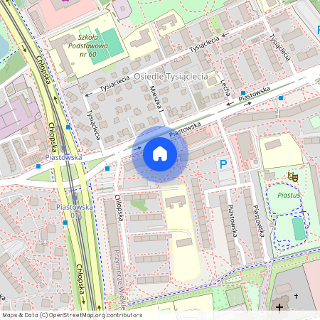 ul. Piastowska, Przymorze Wielkie, Gdańsk, pomorskie