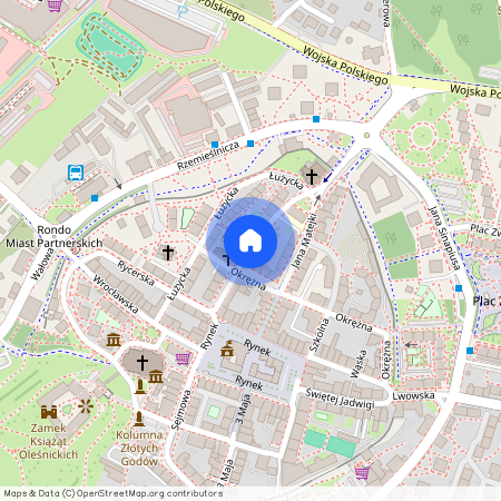 ul. Kościelna, Oleśnica, oleśnicki, dolnośląskie