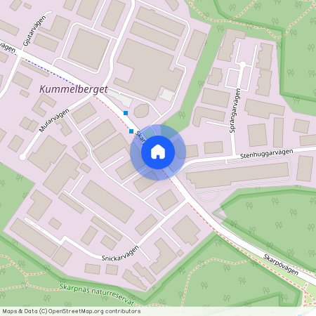 Skarpövägen, Saltsjö-Boo