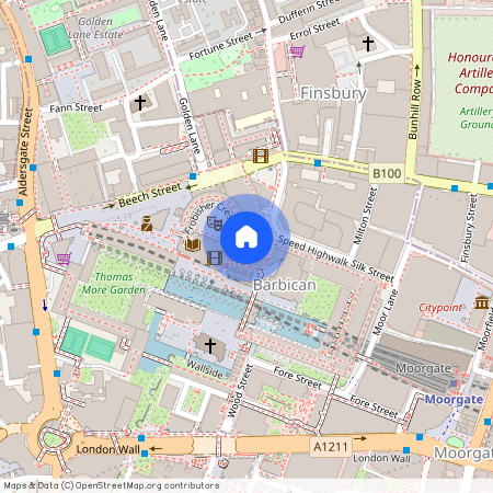 Frobisher Crescent, Barbican