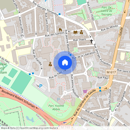 21 RUE JEANNE MAILLOTTE, APPART 219 21D 6 EME ETAGE, LA MADELEINE