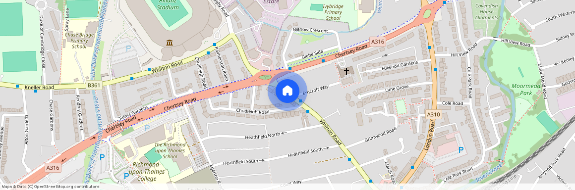 Whitton Road, Top Floor Flat, Twickenham, Middlesex, TW1