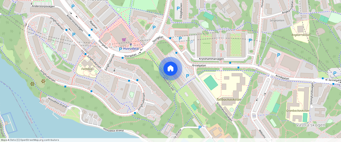 Västra skogen, Solna, Stockholm, Kristinelundsvägen 18