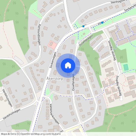 Ossebyvägen, Åkersberga