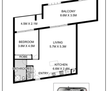 One-Bedroom Apartment with Car Space, Fresh Paint, and Fully Furnished - Photo 4