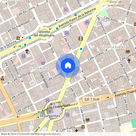 Calle Londres 71, Roma, 06600 Mexico City, CMX, Mexico