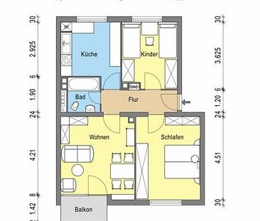 Etwas besonderes: praktische 3-Zimmer-Wohnung - Foto 4