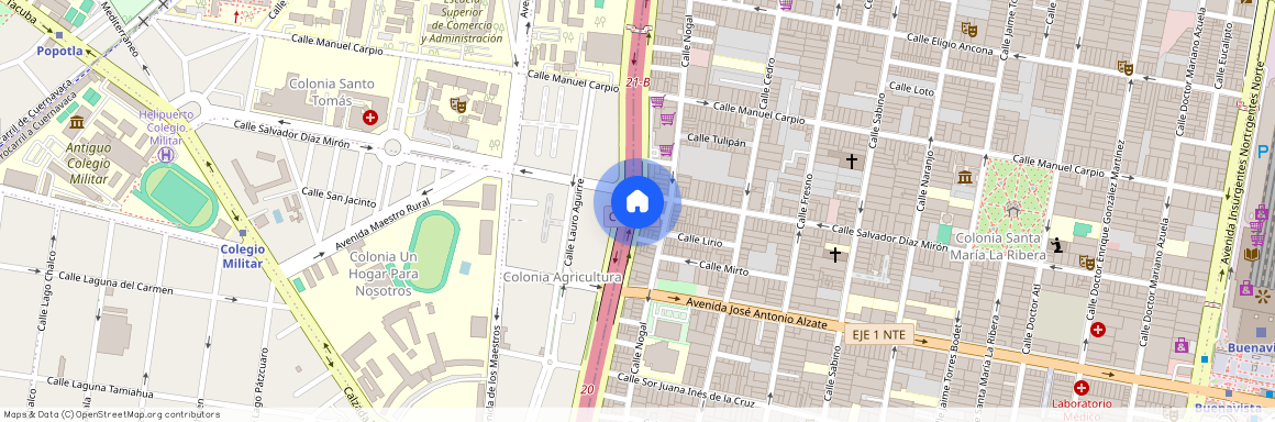 Avenida Instituto Técnico Industrial, Santa María la Ribera, 06400 Mexico City, CMX, Mexico