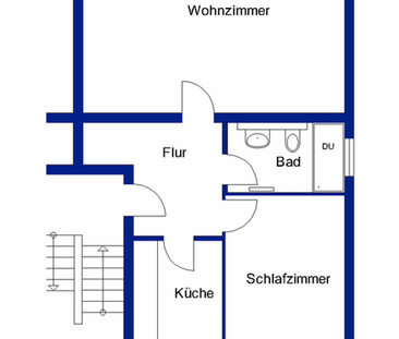 Wohnung im Wohltberg: Duschbad, Balkon und 2 Zimmer - Foto 4