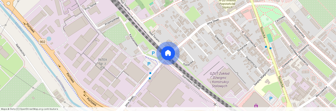 ul. Jana Śliwki, Szobiszowice, Gliwice, śląskie