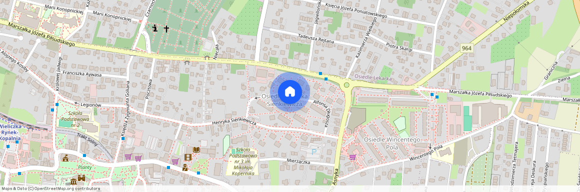 ul. Alfonsa Długosza, Wieliczka, Wieliczka, wielicki, małopolskie