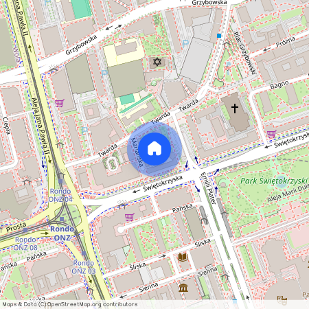 Warszawa, Śródmieście, Śródmieście, Północne, Emilii, Plater