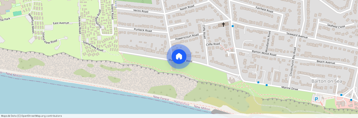 Marine Drive West, Barton On Sea, BH25
