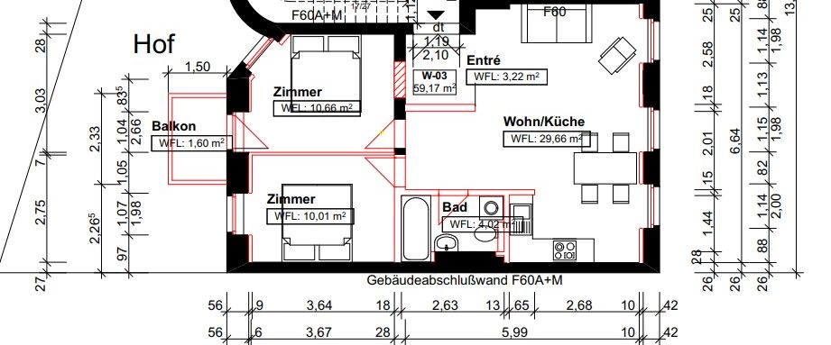 Kompakte 3-Raum-Wohnung mit sehr guter Ausstattung gegenüber der Landesversicherungsanstalt - Foto 1