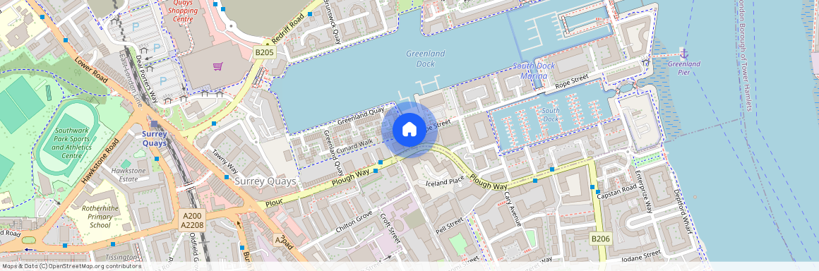 Rope Street, Surrey Quays, London, SE16