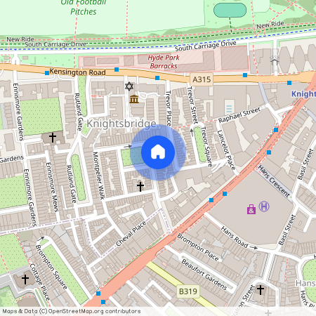 Montpelier Square Knightsbridge London