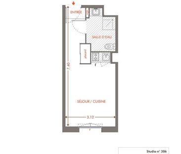 Location Appartement 1 pièce 21m² CENON 33150 - Photo 1