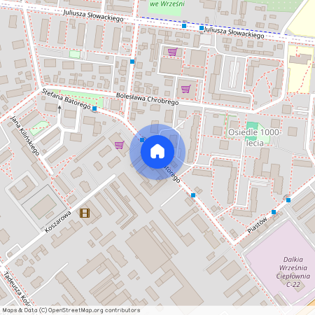 Stefana Batorego, Września, Września, wrzesiński, wielkopolskie