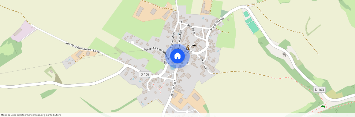 Francheville, Secteur 24km Dijon Nord Ouest