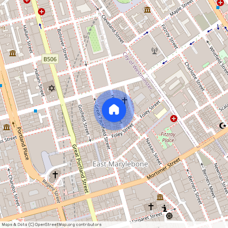 Clevedon House, 15, Hanson Street, Marylebone, London, W1W