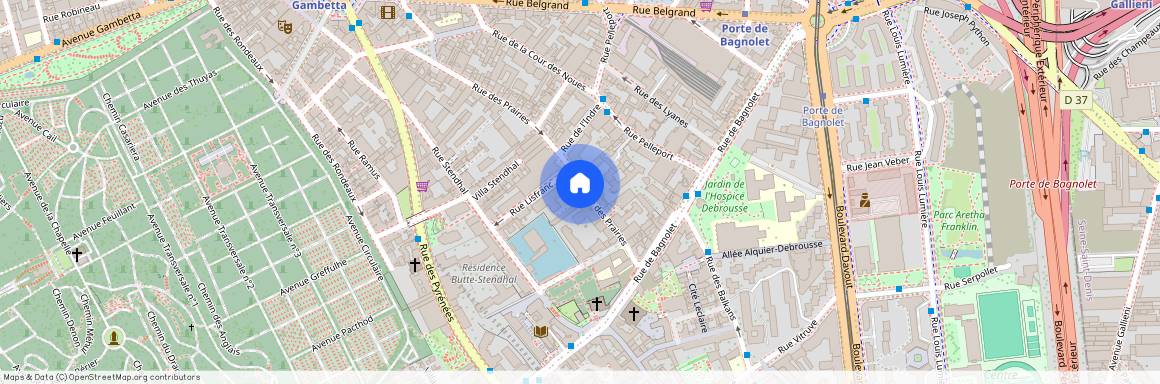 15 Rue des Prairies, 75020 Paris 20