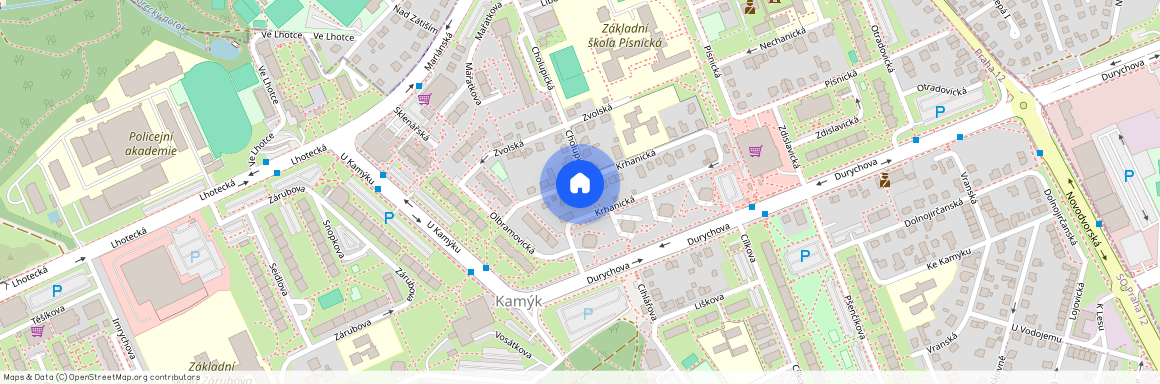 Krhanická, Praha 4 - Kamýk