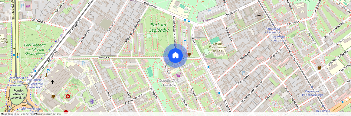 Sanocka/Granitowa, Kurak, Górna, Łódź, łódzkie