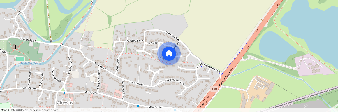 The Flatts, Alrewas, DE13